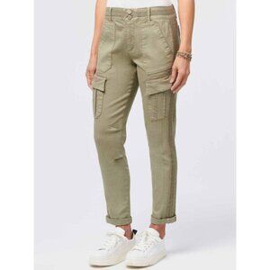 Democracy Cargo Pants Size 24W High Rise AB Solution Utility Comfort Stretch NWT